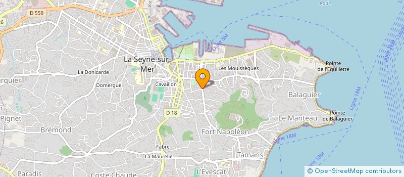 localisation de l'entreprise MADAME JOANNA CAPOLONGO à LA SEYNE-SUR-MER