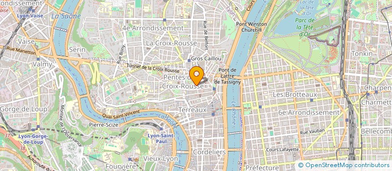 localisation de l'entreprise MADAME JOANNA CARON à LYON