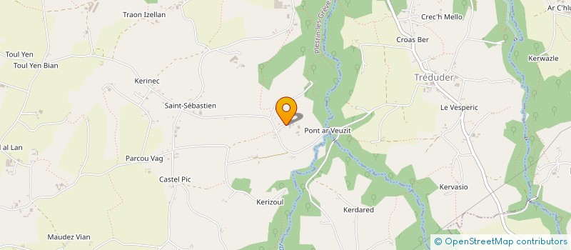 localisation de l'entreprise MADAME JOANNA CARTER  PLESTIN-LES-GREVES