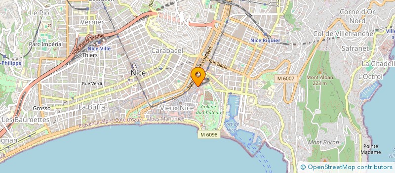 localisation de l'entreprise MADAME JOANNA CECCALDI à NICE
