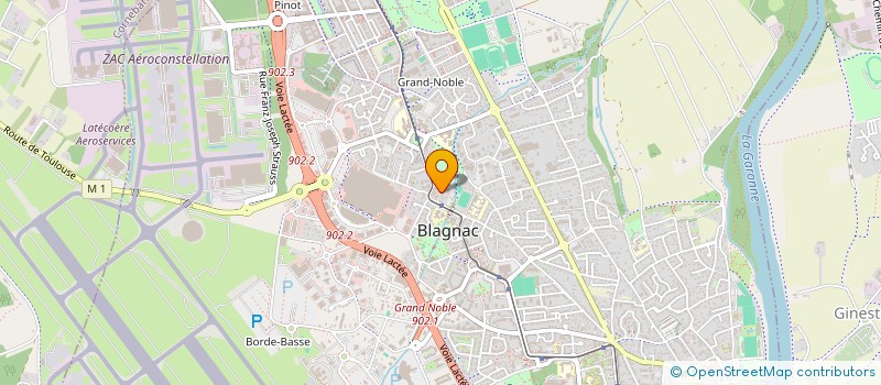 localisation de l'entreprise MADAME JOANNA CHARROIN à BLAGNAC