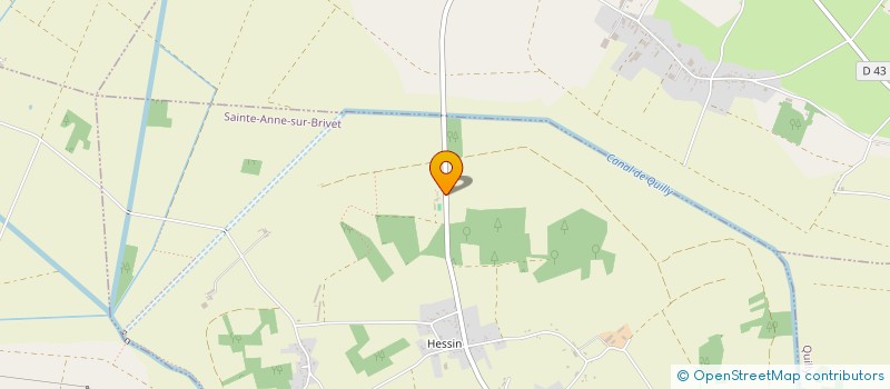 localisation de l'entreprise MADAME JOANNA CORNUAUD  SAINTE-ANNE-SUR-BRIVET