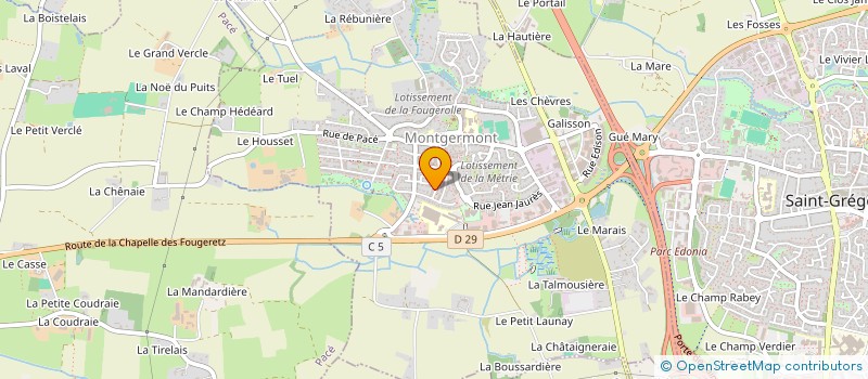 localisation de l'entreprise MADAME JOANNA CORYNDON  MONTGERMONT