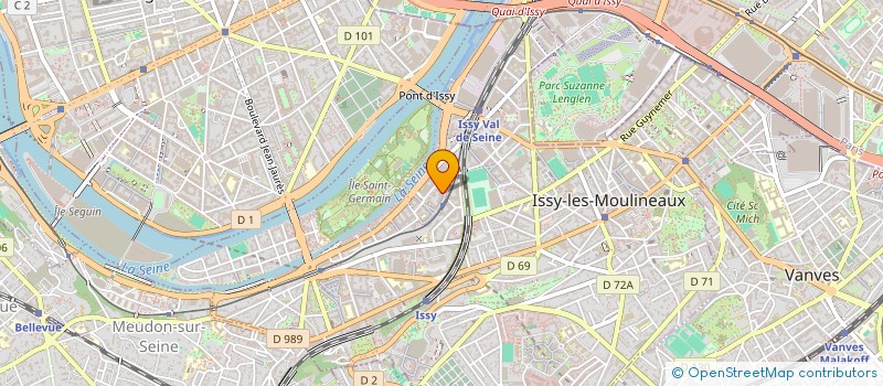 localisation de l'entreprise MADAME JOANNA CZYZEWSKA  ISSY-LES-MOULINEAUX