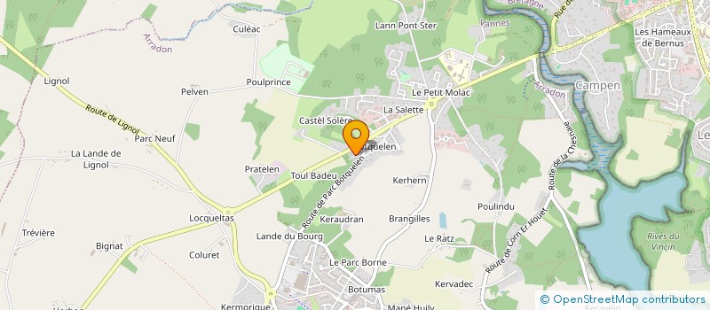 localisation de l'entreprise MADAME JOANNA DAGORN  ARRADON