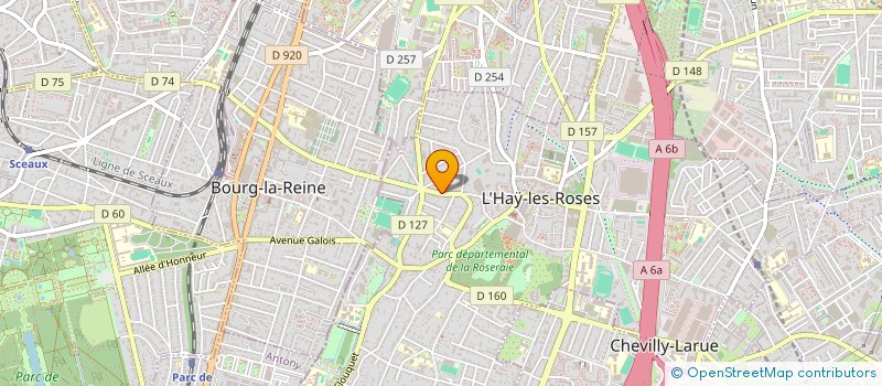 localisation de l'entreprise MADAME JOANNA DAQUO  L'HAY-LES-ROSES