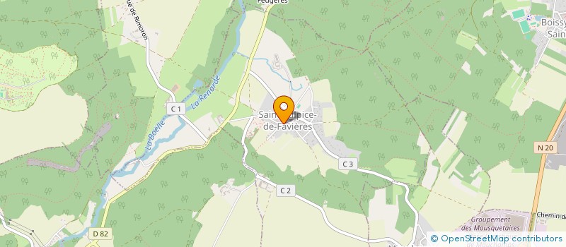 localisation de l'entreprise MADAME JOANNA DE FIGUEIREDO  SAINT-SULPICE-DE-FAVIERES