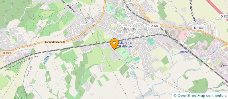 localisation de l'entreprise MADAME JOANNA DE MEEUS  MOIRANS