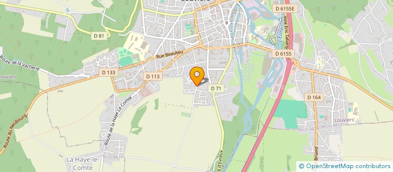 localisation de l'entreprise MADAME JOANNA DELECROIX à LOUVIERS