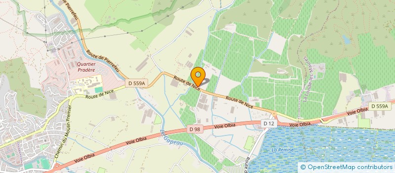 localisation de l'entreprise MADAME JOANNA DIRICKX  HYERES