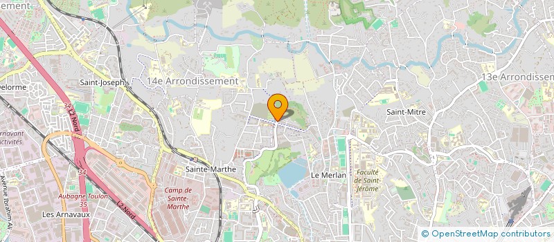 localisation de l'entreprise MADAME JOANNA DURAND à MARSEILLE