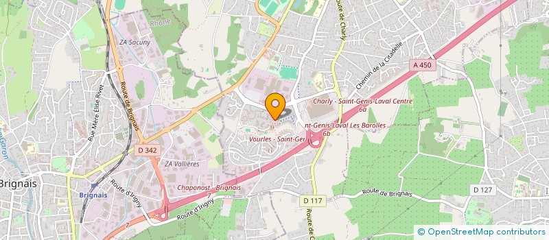 localisation de l'entreprise MADAME JOANNA GRAUSSE  SAINT-GENIS-LAVAL