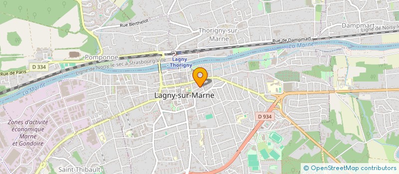 localisation de l'entreprise MADAME JOANNA KANDASSAMY  LAGNY-SUR-MARNE