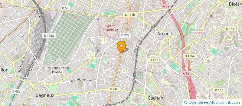 localisation de l'entreprise MADAME JOANNA KEGHIAN  BAGNEUX