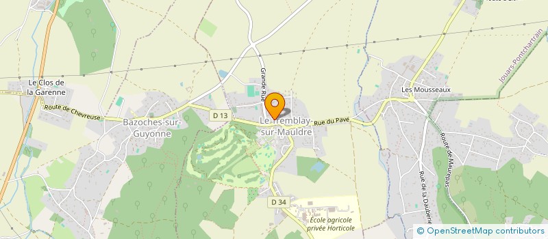 localisation de l'entreprise MADAME JOANNA KRUGER  LE TREMBLAY-SUR-MAULDRE