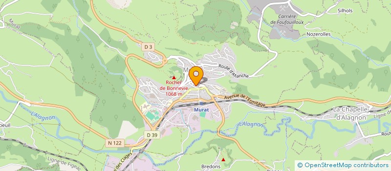 localisation de l'entreprise MADAME JOANNA LAMBINET à MURAT
