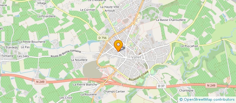 localisation de l'entreprise MADAME JOANNA MACE  VALLET