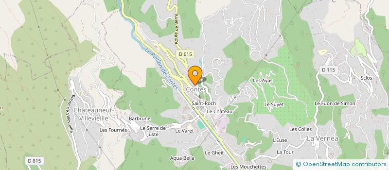 localisation de l'entreprise MADAME JOANNA MALLET  CONTES