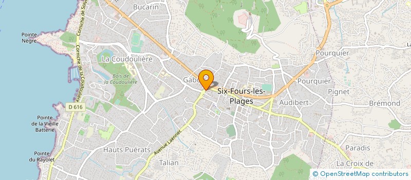 localisation de l'entreprise MADAME JOANNA MARZUOLI à SIX-FOURS-LES-PLAGES