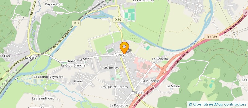 localisation de l'entreprise MADAME JOANNA MAURAIZIN  MANZAC-SUR-VERN