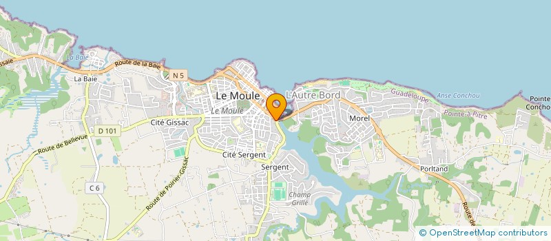 localisation de l'entreprise MADAME JOANNA MIECZKOWSKA à LE MOULE