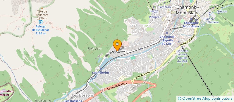 localisation de l'entreprise MADAME JOANNA MURGATROYD  CHAMONIX-MONT-BLANC