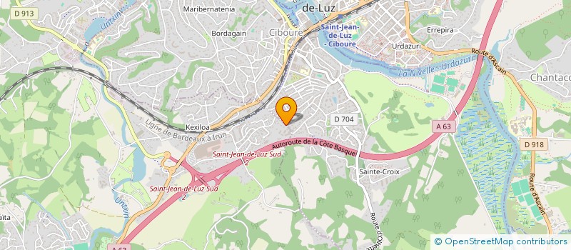 localisation de l'entreprise MADAME JOANNA NEMERY à URRUGNE