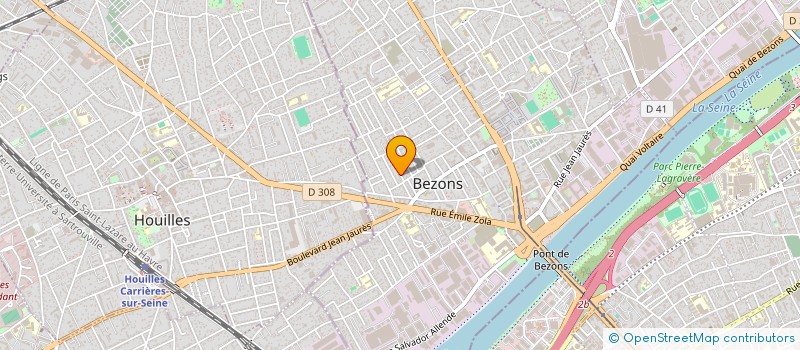 localisation de l'entreprise MADAME JOANNA NGOUPANDE à BEZONS