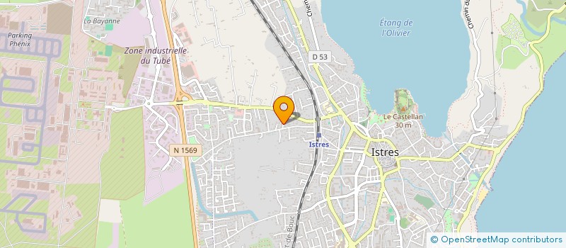 localisation de l'entreprise MADAME JOANNA OLLIVIER  ISTRES