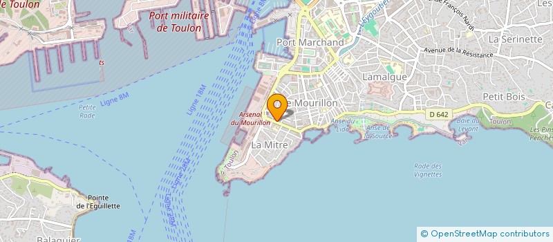 localisation de l'entreprise MADAME JOANNA PASQUALINI  TOULON