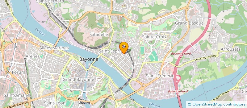 localisation de l'entreprise MADAME JOANNA PELLETIER  BAYONNE