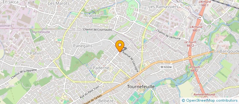localisation de l'entreprise MADAME JOANNA PETILAIRE à TOURNEFEUILLE