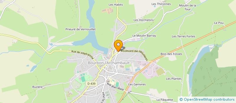 localisation de l'entreprise MADAME JOANNA PIKE à BOURBON L'ARCHAMBAULT