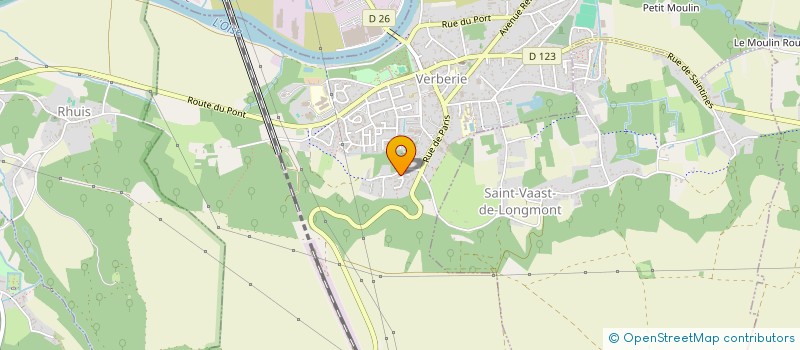 localisation de l'entreprise MADAME JOANNA RADZIEJEWSKA  VERBERIE