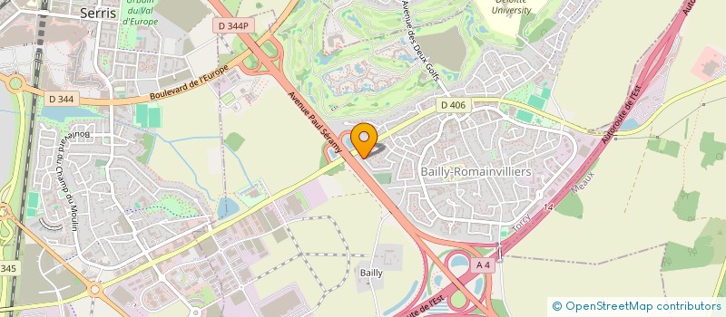 localisation de l'entreprise MADAME JOANNA RAYMOND  BAILLY-ROMAINVILLIERS