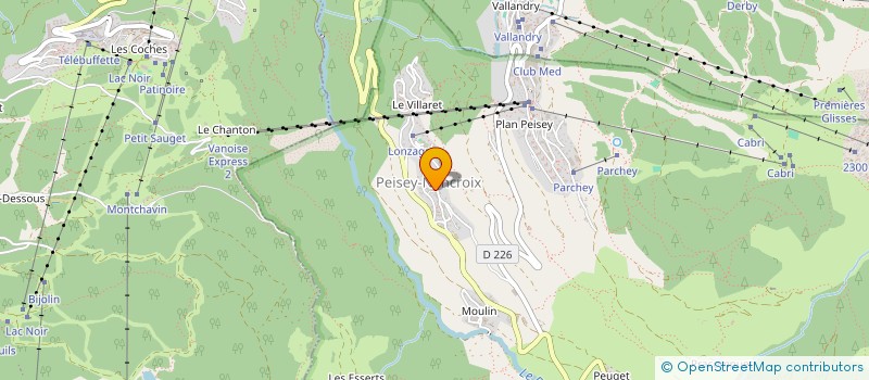 localisation de l'entreprise MADAME JOANNA RECORDON  PEISEY-NANCROIX