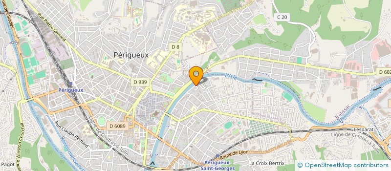 localisation de l'entreprise MADAME JOANNA RYMASZEWSKA  PERIGUEUX