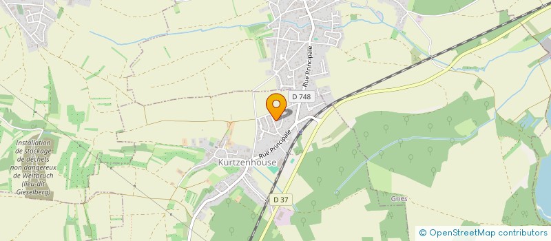 localisation de l'entreprise MADAME JOANNA SCHUH  KURTZENHOUSE