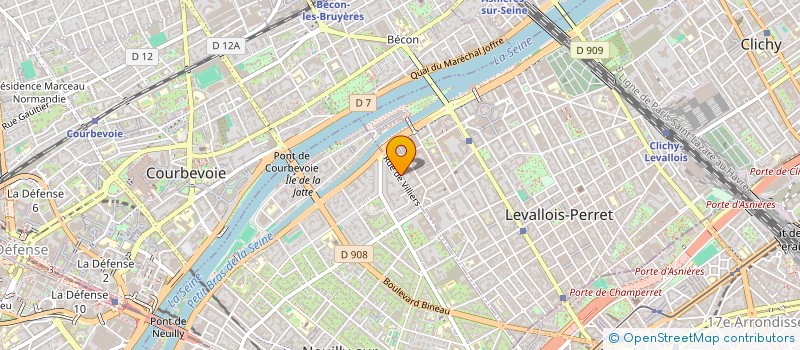 localisation de l'entreprise MADAME JOANNA SFEZ à LEVALLOIS-PERRET