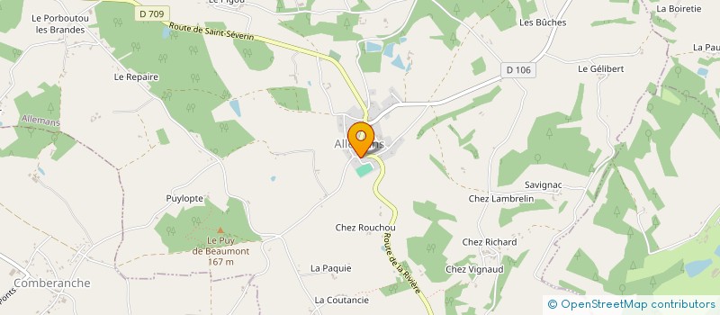 localisation de l'entreprise MADAME JOANNA SPECJAL  RIBERAC