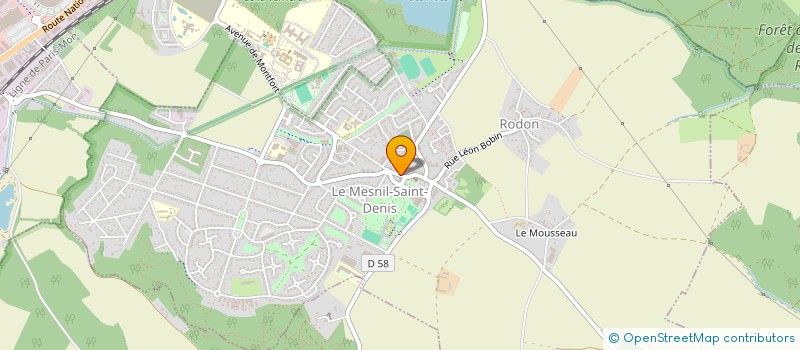 localisation de l'entreprise MADAME JOANNA SZENIAK  LE MESNIL-SAINT-DENIS