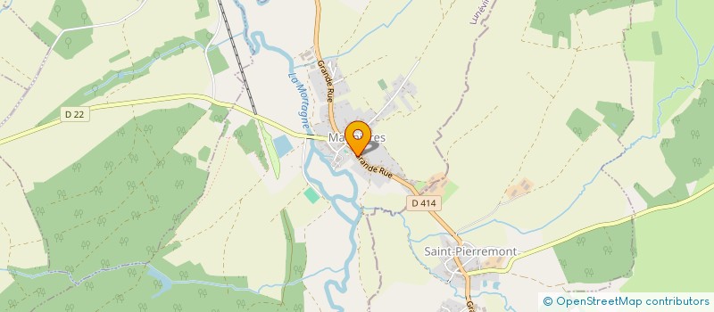 localisation de l'entreprise MADAME JOANNA TARASEWICZ  MAGNIERES