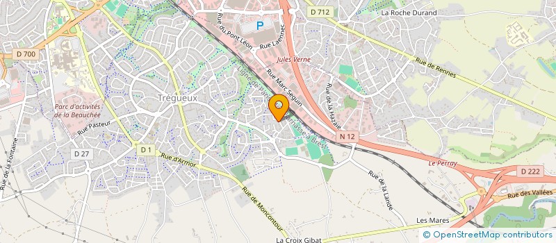 localisation de l'entreprise MADAME JOANNA VALMIER à TREGUEUX