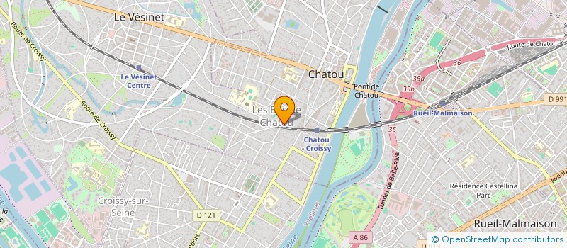 localisation de l'entreprise MADAME JOANNA WALTON à CHATOU