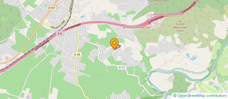 localisation de l'entreprise MADAME JOANNA WEBSTER  VIDAUBAN