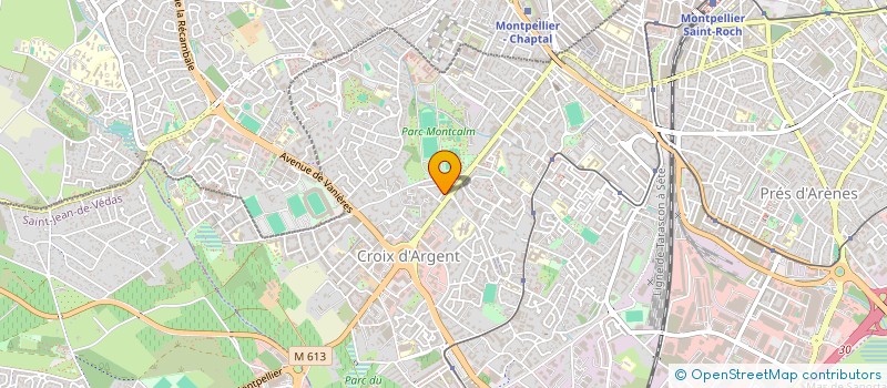 localisation de l'entreprise MADAME JOANNA WESTERLICH à MONTPELLIER