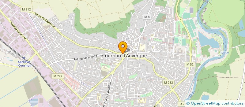 localisation de l'entreprise MADAME JOANNA WIERZBICKA à COURNON-D'AUVERGNE