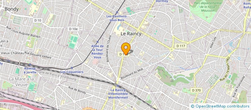 localisation de l'entreprise MADAME JOANNA ZAWADA à LE RAINCY