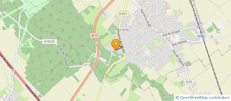 localisation de l'entreprise MADAME JOANNA ZUREK à VIMY