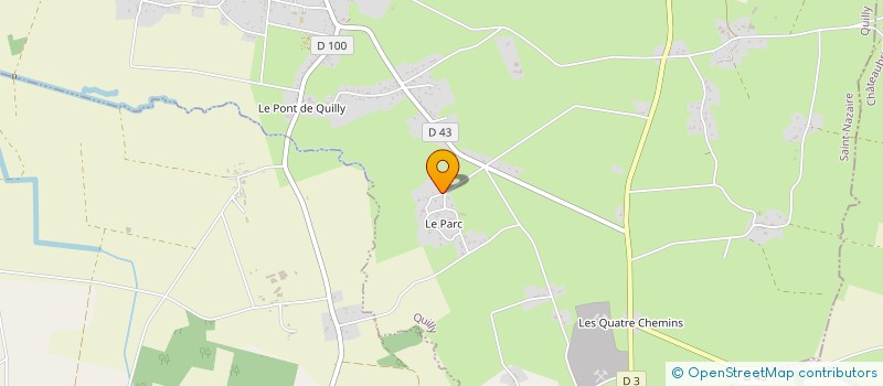 localisation de l'entreprise MADAME JOANNE AFFILE  QUILLY